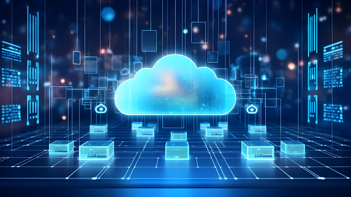 Cloud Hosting structure illustration. Vie Media, Albury Wodonga