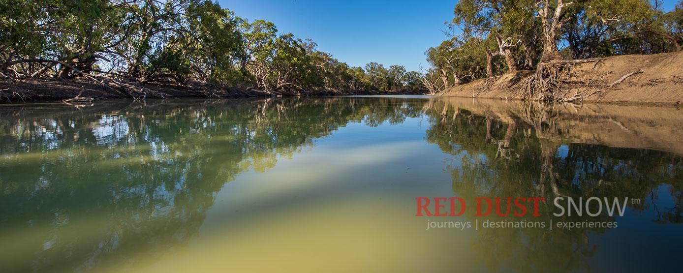 The Darling River at Nelia Gaari Station, Menindee, Outback NSW