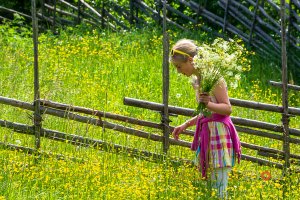 Summer Flower Girl