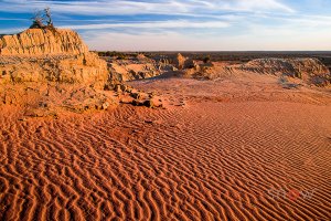 Lake Mungo National Park Outback NSW Afternoon Red