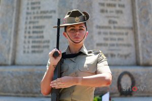 Wodonga Remembrance Day service - Pte Kirsty-Rae Lindley