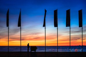 Manly Sunrise silhouette